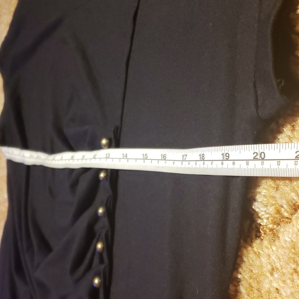 Black Dress Shirt With Buttons - Picture 6 of 7
